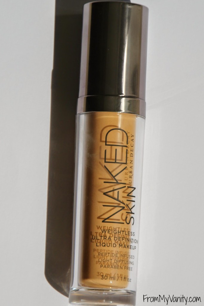 Urban Decay Naked Skin Foundation Review in 4.0 
