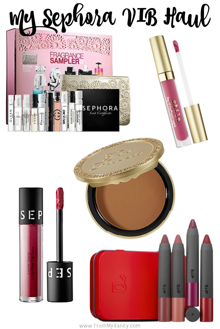 The results of the Sephora VIB sale, good deals always get me! | FromMyVanity.com