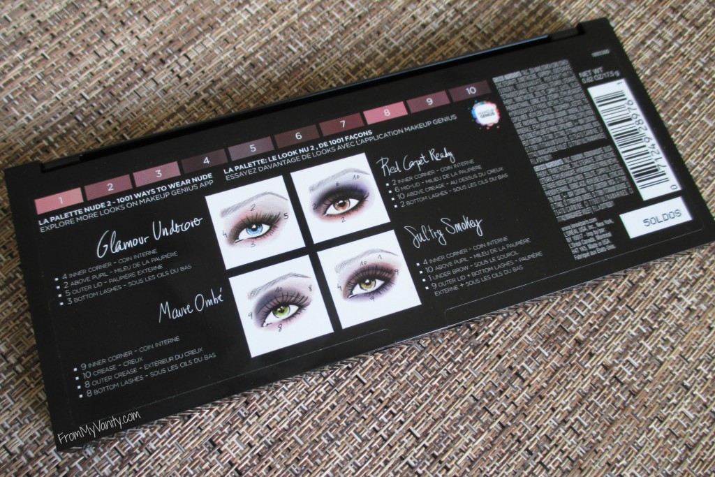 loreal-la-palette-nude-two-review-makeup-looks