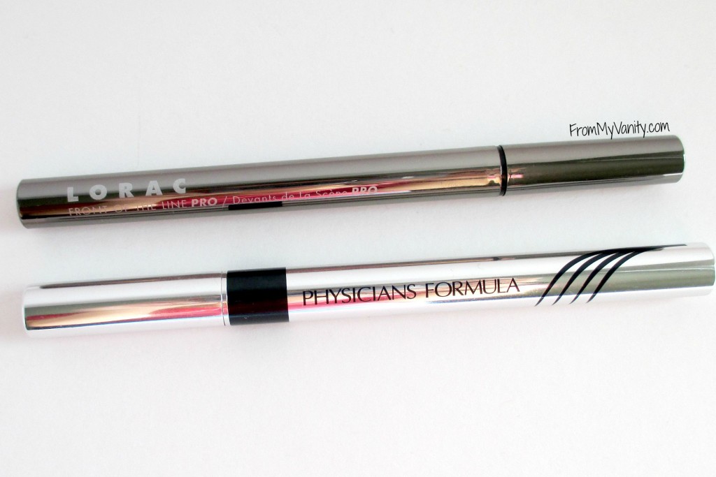 Dupe or Dud // Lorac VS Physicians Formula Liquid Eyeliners // Comparison // From My Vanity