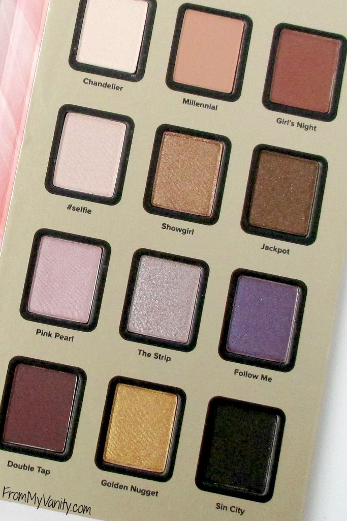 Too Faced Star Dust Vegas Nay // Palette Close Up // FromMyVanity.com