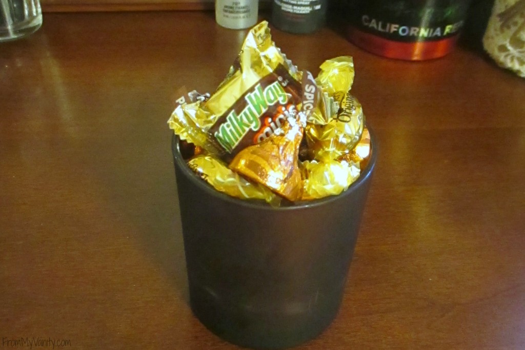 Decorate Your Vanity for Fall // Fall Inspired Candy Jar // #LoveAmericanHome #CollectiveBias #ad // FromMyVanity.com