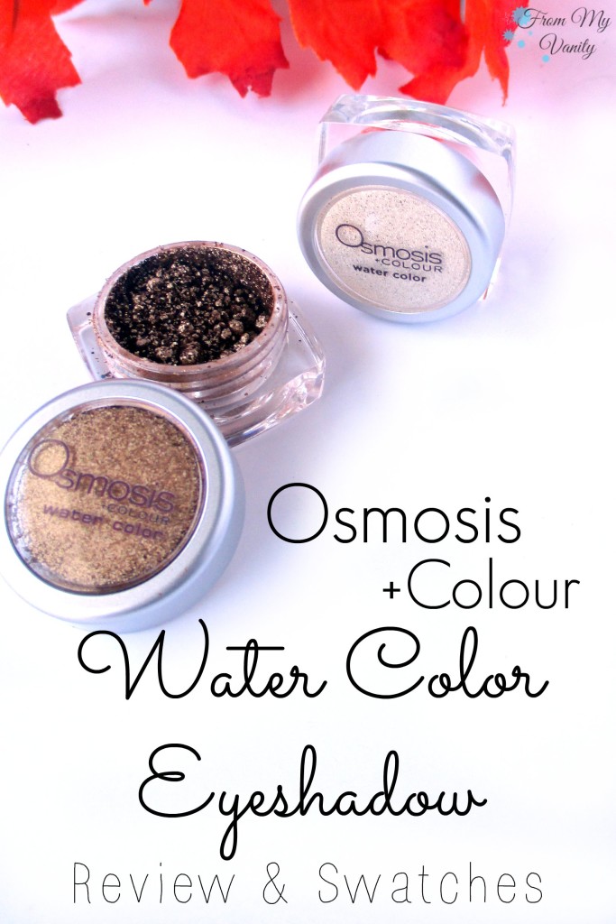 Osmosis +Colour Water Color Eyeshadow // Review & Swatches // #Osmosis FromMyVanity.com