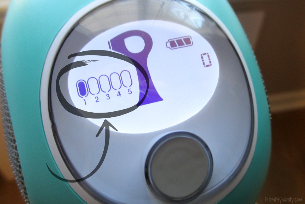 Tria Beauty // Hair Removal Laser 4x // Step-By-Step Tutorial // Step 3: Set Strength // First Impressions // #TriaBeauty FromMyVanity.com