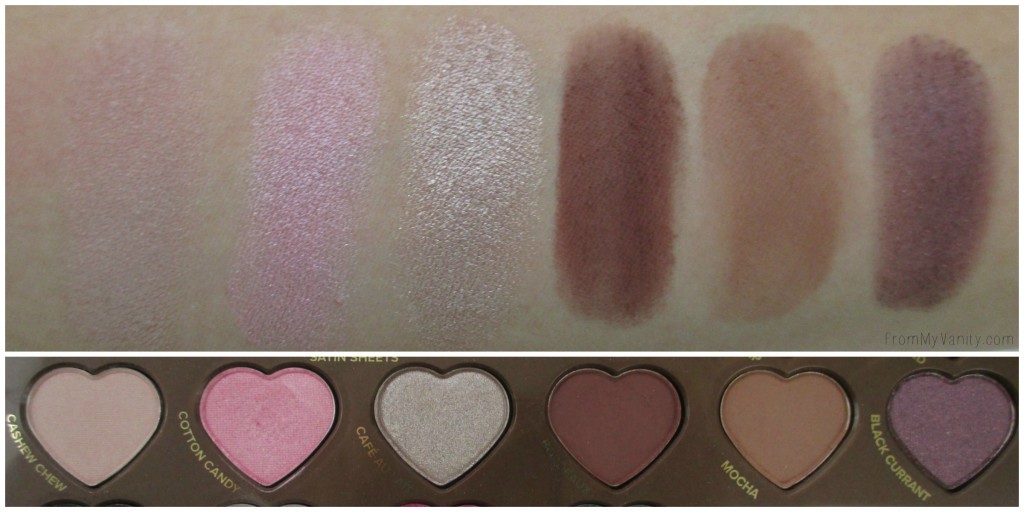 Too Faced Chocolate Bon Bons Palette - Review, Swatches 