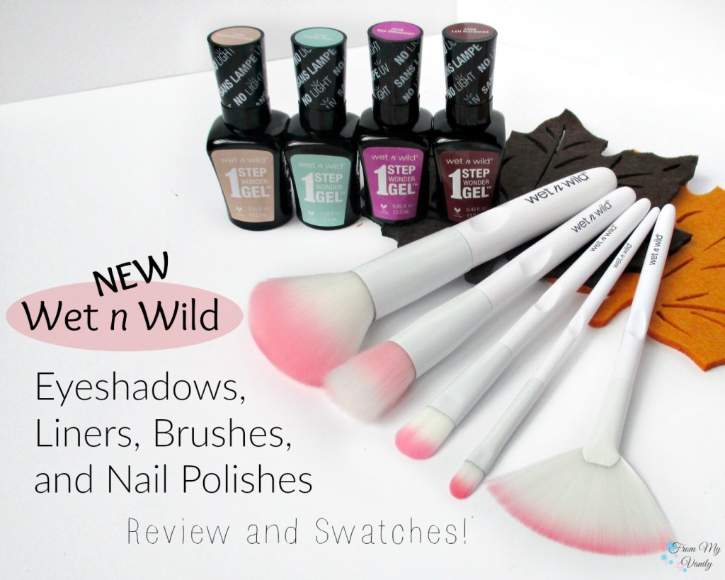 Wet N Wild 2016 Products // Brushes, Gel Polishes, Liquid Liners, & Limited Edition Eyeshadow Trio // FromMyVanity.com