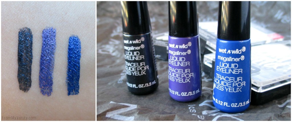 Wet N Wild 2016 Products // Brushes, Gel Polishes, Liquid Liners, & Limited Edition Eyeshadow Trio // Liquid Liner Swatches // FromMyVanity.com