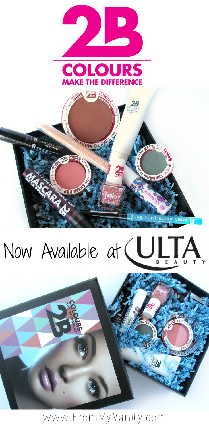 2B Colours is now available at Ulta! For such an affordable brand, I found the quality on many of the products to be fabulous! // #2bcolours #makeup #beauty #ulta