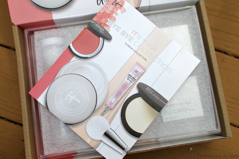 It Cosmetics always designs their information booklet to be so visually pleasing! This is for thier newest QVC TSV, IT's Your Bye Bye Collection.