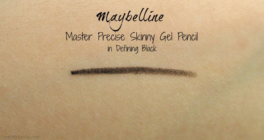New Products from Milani, NYX Cosmetics, and Maybelline // Master Precise Skinny Gel Pencil Swatch #Milani #Maybelline #NYXCosmetics // FromMyVanity.com @LadyKaty92