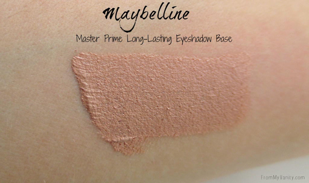 New Products from Milani, NYX Cosmetics, and Maybelline // Master Prime Eyeshadow Base Swatch // #Milani #Maybelline #NYXCosmetics // FromMyVanity.com @LadyKaty92