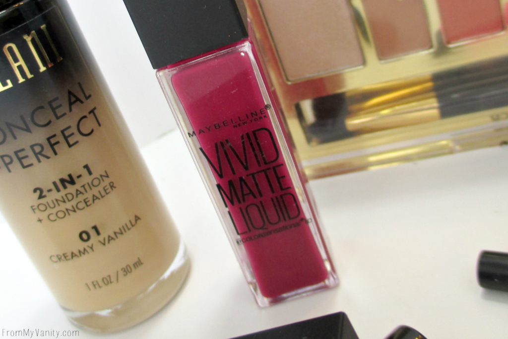 New Products from Milani, NYX Cosmetics, and Maybelline // ColorSentation Vivid Matte Liquid Lipstick // #Milani #Maybelline #NYXCosmetics // FromMyVanity.com @LadyKaty92