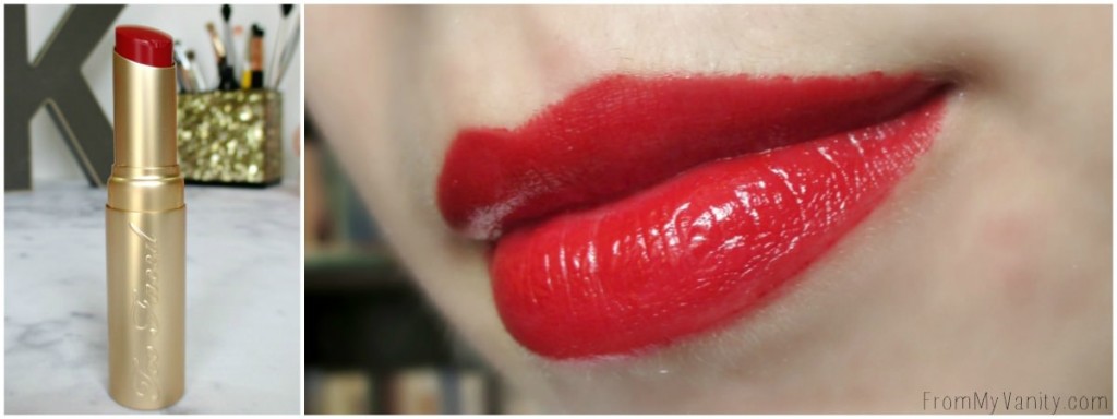 What a perfect, classic red lip! // Too Faced La Creme Color Drenched Lipstick in 90210hhh // New Shades!
