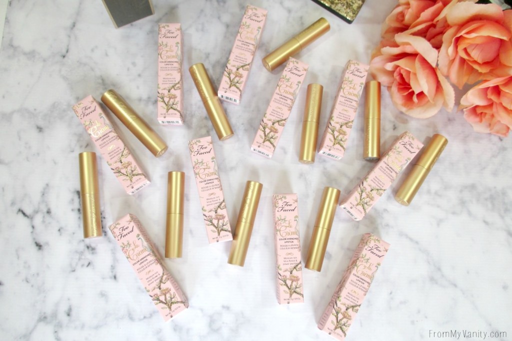 The packaging for the La Creme Color Drenched lipsticks are so classy and chic!