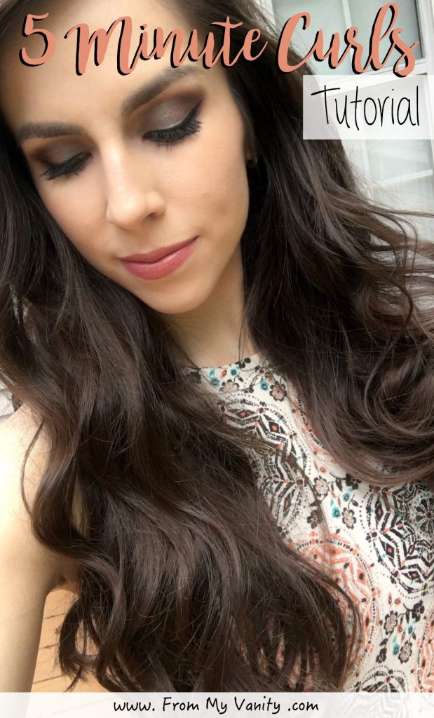 5 Minute Curls! The neatest hack to get bouncy curls in no time! Why didn't I ever think of this?! | #RethinkYourColour #ad