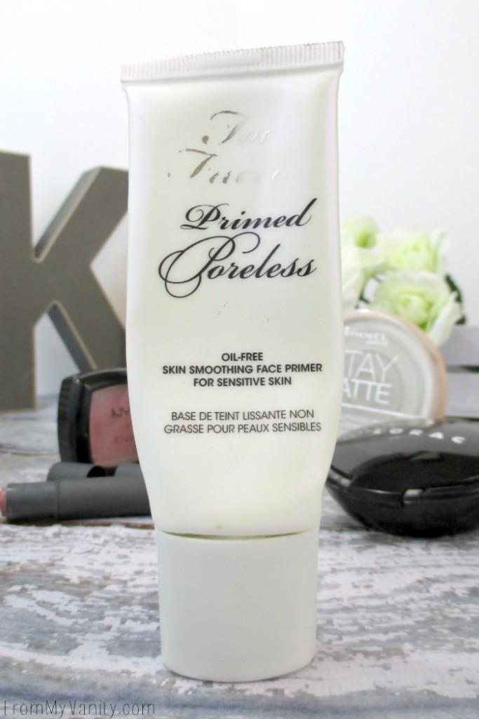 A very well used Too Faced Primed & Poreless Primer!