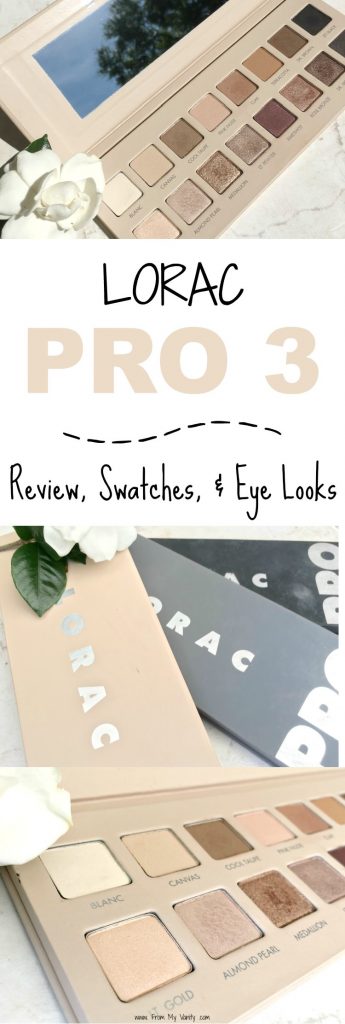 The LORAC PRO 3 palette looks stunning -- like a nude lovers dream!