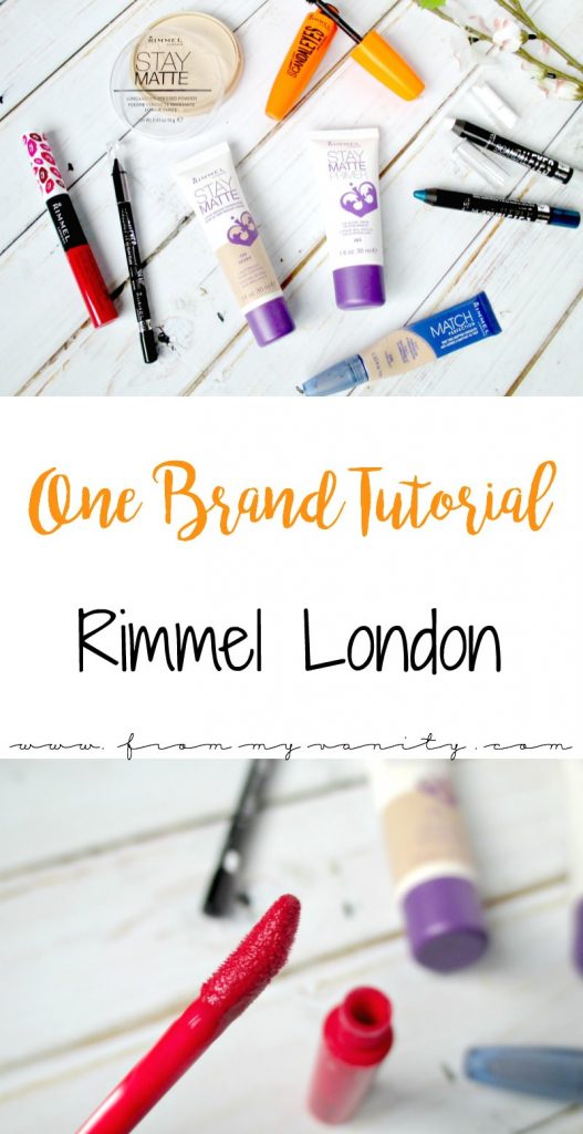 This one brand tutorial featuring Rimmel London is fantastic! So festive for the 4th of July, or any day of the year when you want a bold lip and flawless features!