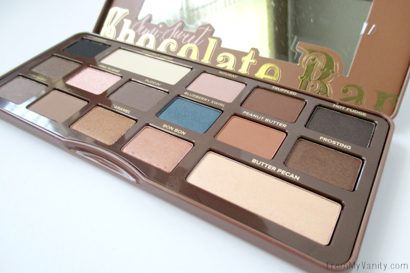 Too Faced Semi-Sweet Chocolate Bar Palette - Review & Swatches - From ...