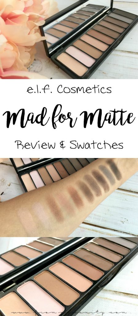 If you keep passing over this palette...I think this review might just change your mind! | E.L.F. Cosmetics' Mad for Matte eyeshadow palette