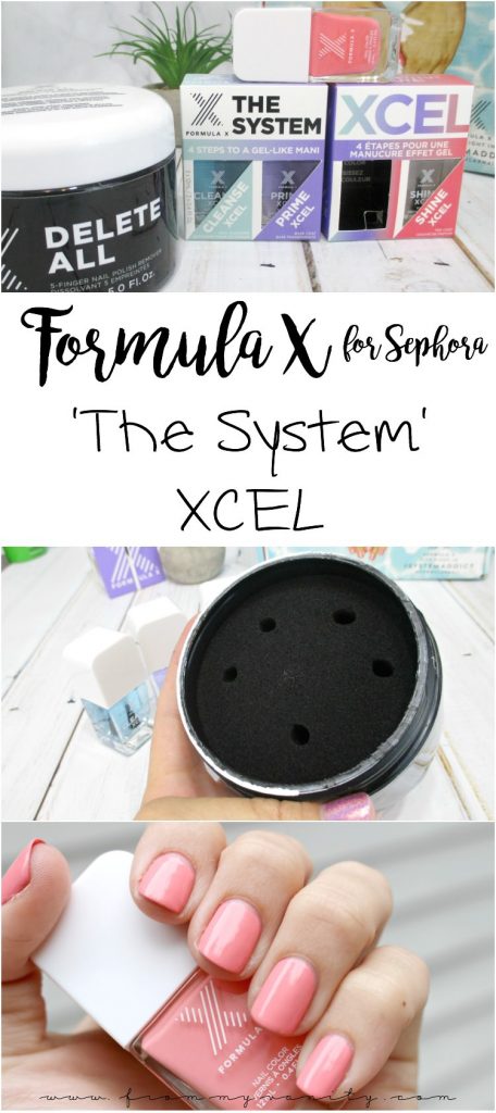 Formula X From Sephora has released their new The System XCEL -- gives you gel-like manicure at home without needing to cure it!