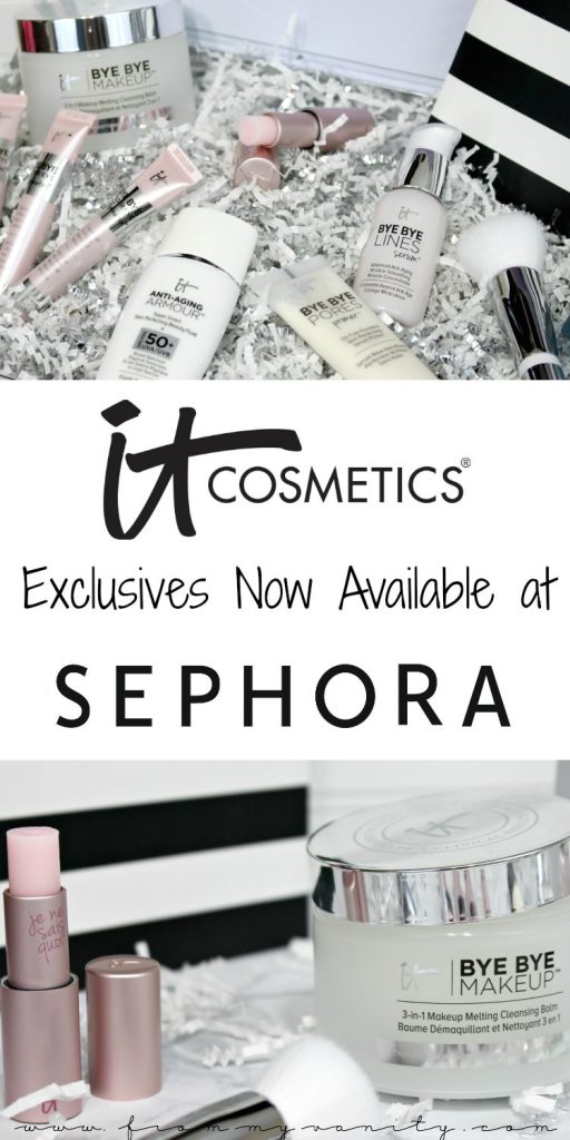 IT Cosmetics Bye Bye Exclusives are now available at Sephora -- along with other products from the line! What will YOU be getting to try from these new products that combine skincare with makeup?!