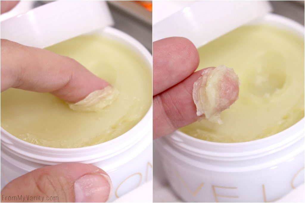 The Eve Lom cleanser is a very thick consistency