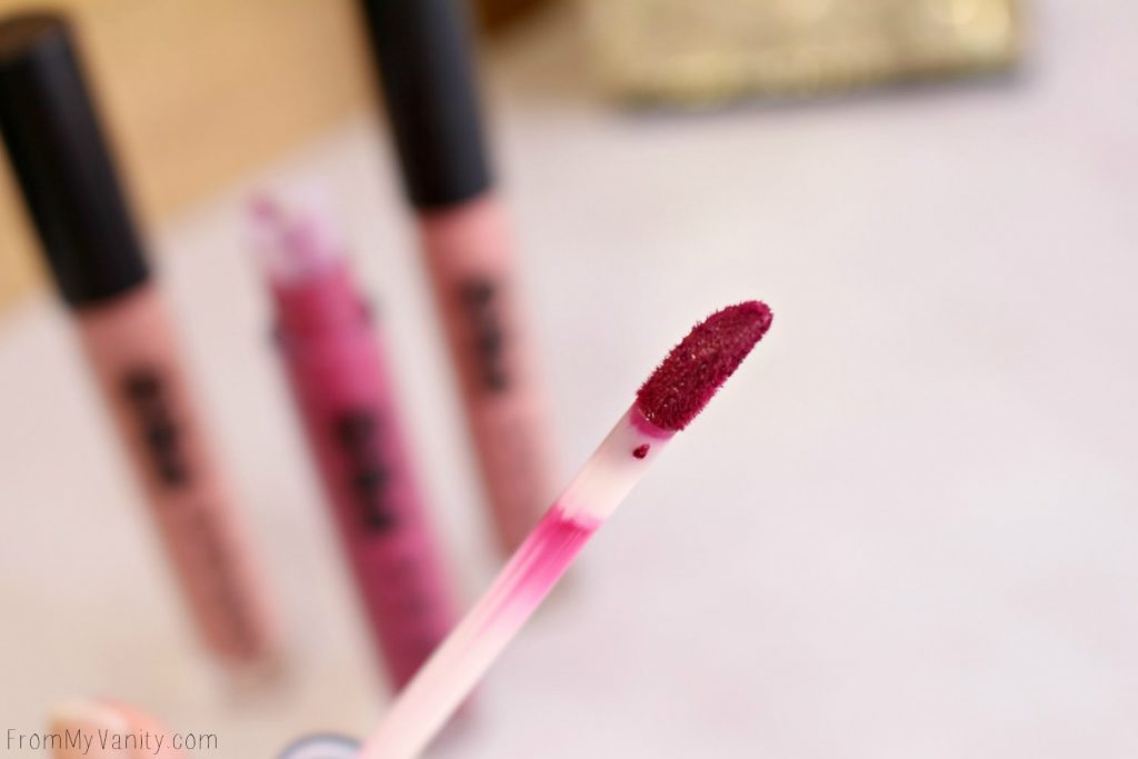 The wand on the LORAC PRO liquid lipsticks
