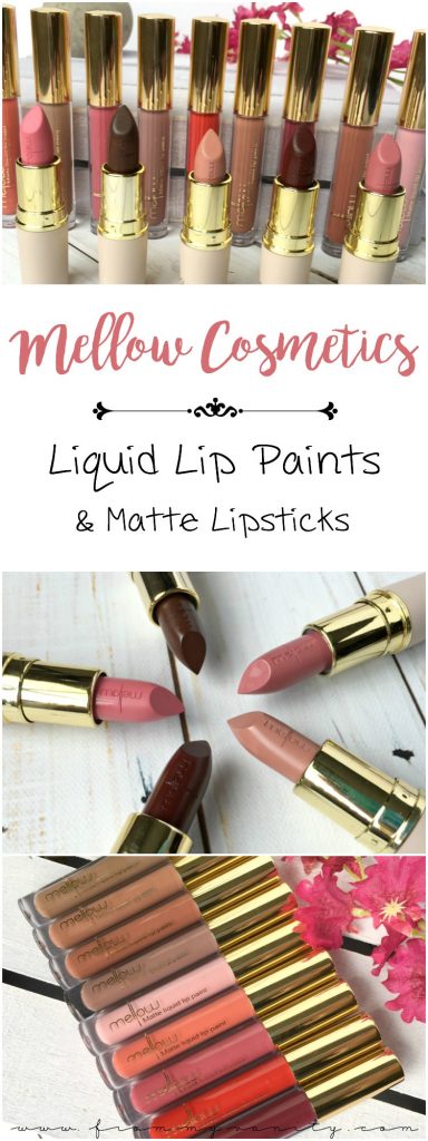 These Mellow Cosmetics Creamy Matte lipsticks and Liquid Lip Paints are worth looking into!
