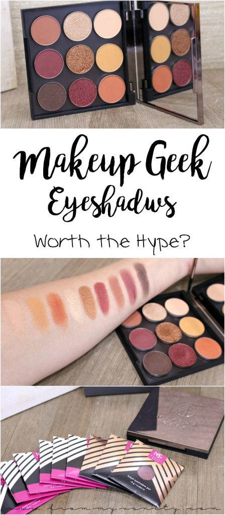 Makeup Geek get's SO MUCH buzz on social media. Here's just a regular girl's opinion on this super popular social media brand. Featuring the Autumn Glow bundle!