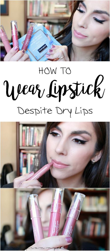 Four Tips to wearing lipstick despite dry lips -- this is a MUST READ in the winter months!