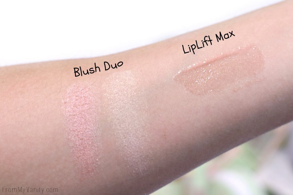 Pixi by Petra Swatches of Blush and Lipgloss