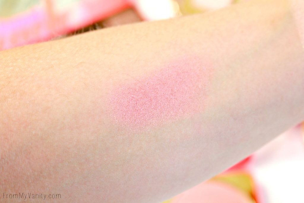 Too Faced Sweet Peach Papa Don't Peach Blush | Arm swatch