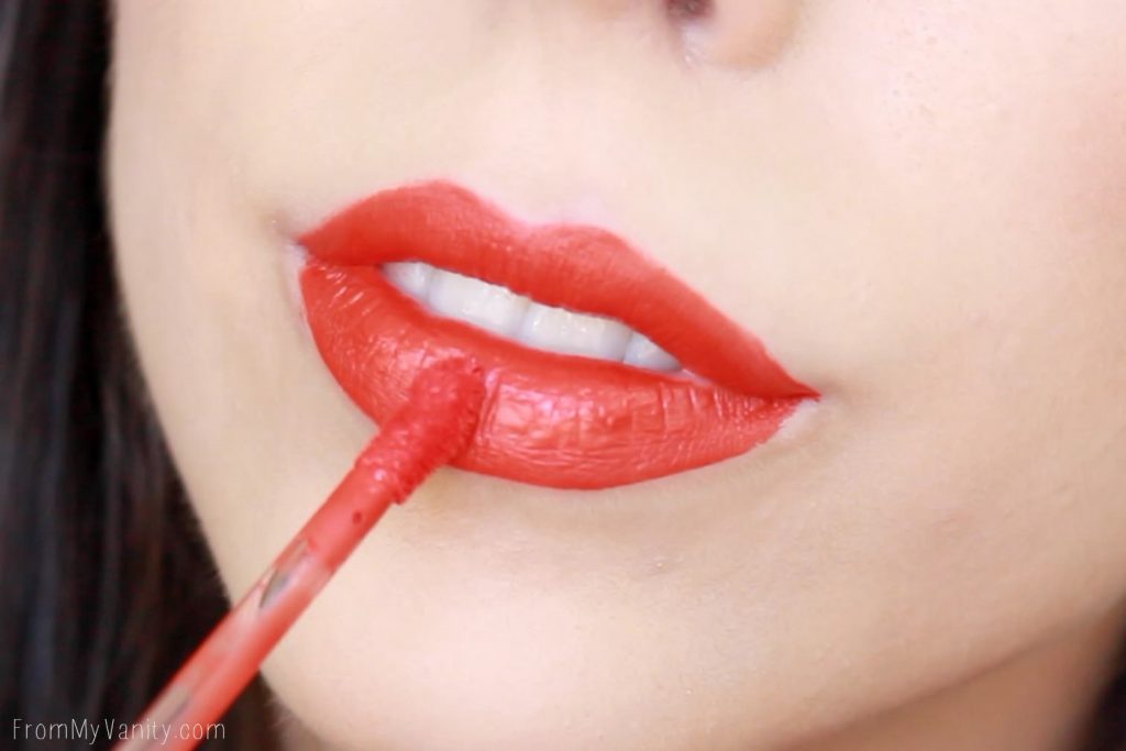 Wet n Wild Liquid Catsuit Matte Lipsticks | Flame of the Game | Lip Swatch