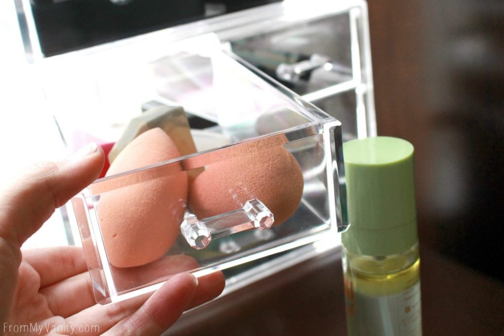 5 Tips to Keep Your Vanity Clean - Return makeup back to the drawers they belong in to keep your space staying organized