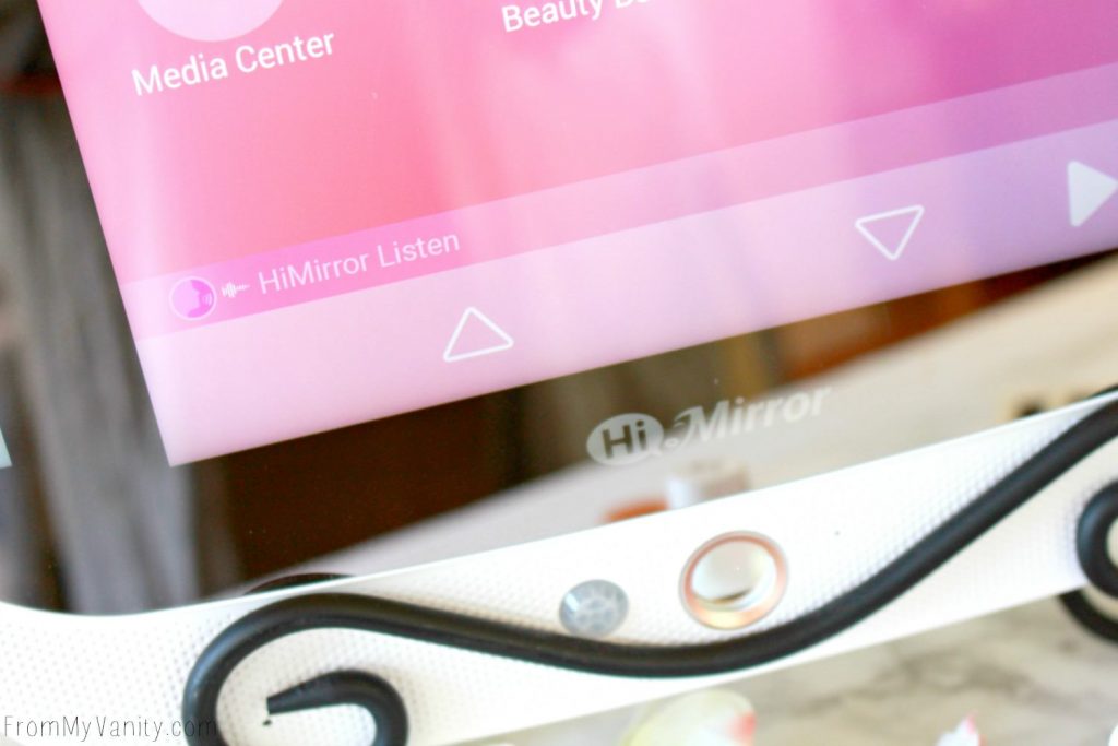 The HiMirror PLUS has voice activation and control!