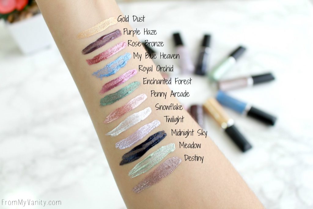 Jesse's Girl Cosmetics | Hits & Misses | Fluid Shadow Swatches