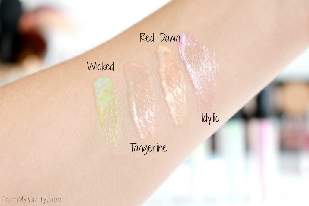Jesse's Girl Cosmetics | Hits & Misses | Glow Stix Lip Gloss Swatches