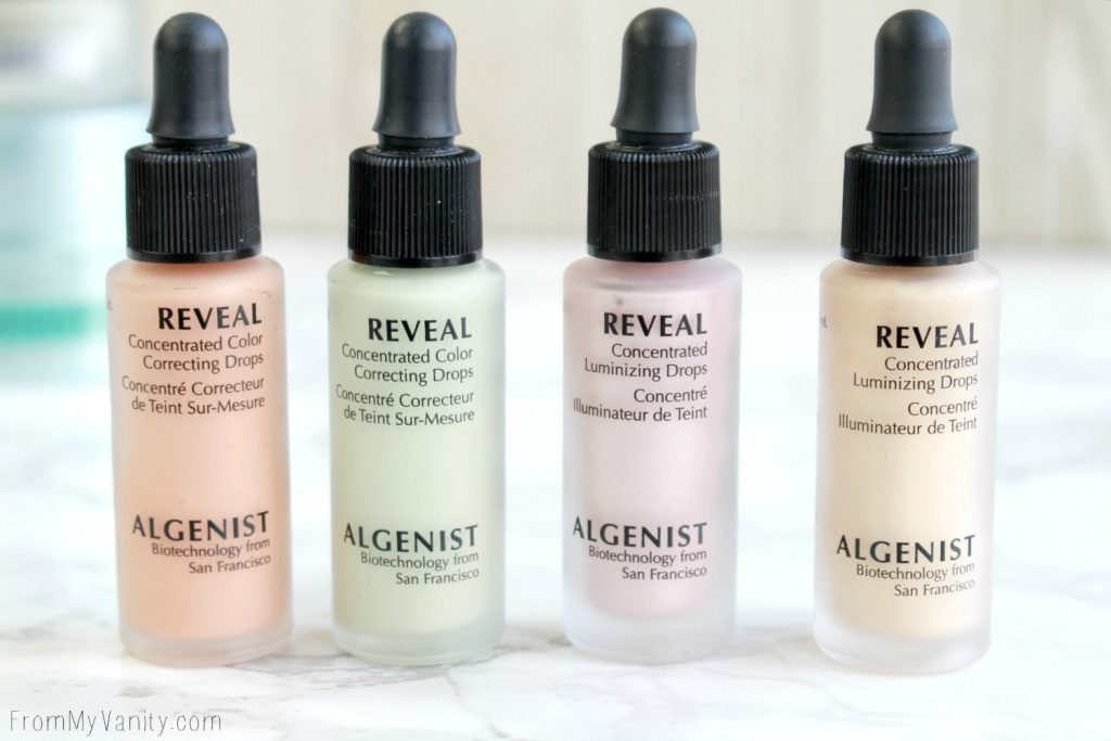Algenist Reveal Concentrated Color Correcting Drops and Concentrated Illuminating Drops