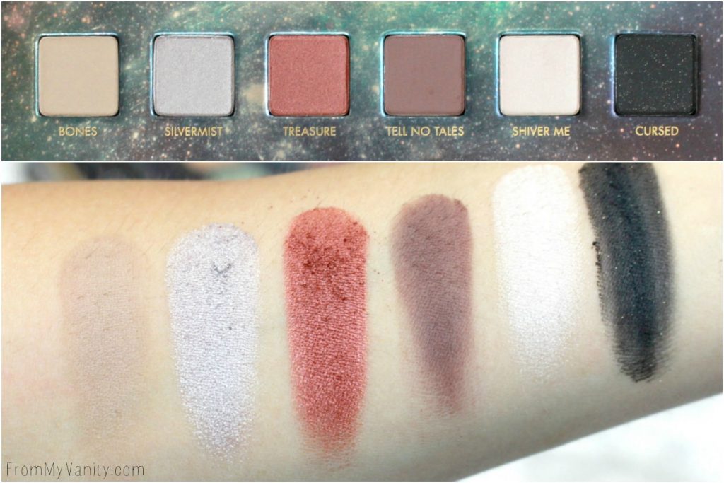 LORAC + Pirates of the Caribbean Collection | Review, Swatches, and Demo | LMITED EDITION | Swatches of Second Row
