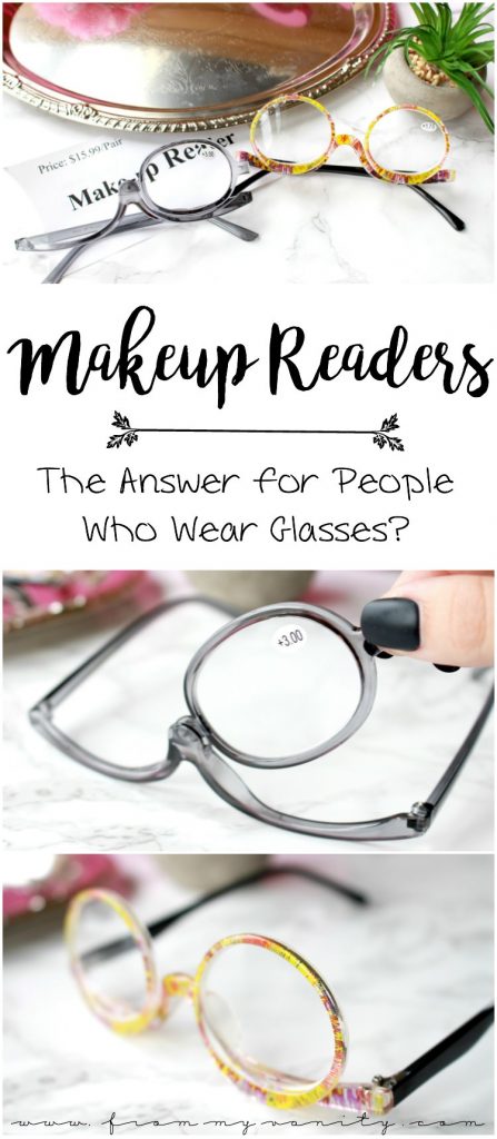 Makeup Readers| The Answer for People who Wear Glasses? | Reading Glasses for Makeup Addicts | Giveaway