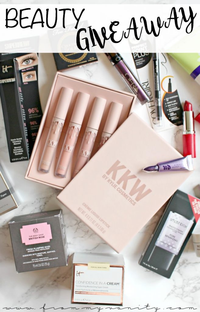 From My Vanity (aka, Katie Marie) is Now on Youtube! | Check out the awesome prize package that she is giving away in celebration! | makeup giveaway