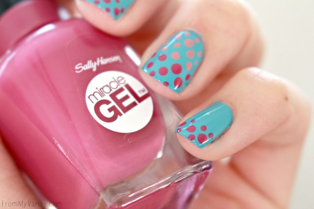 Easy Dotticure Nail Art | Tutorial | Sally Hansen Miracle Gel