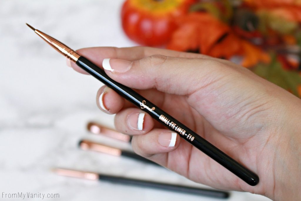 Sigma Beauty Ultimate Copper Eye Brush Set | Review | E10 Small Eye Liner Brush
