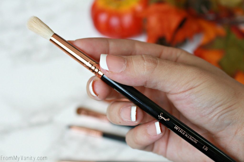 Sigma Beauty Ultimate Copper Eye Brush Set | Review | E35 Tapered Blending Brush