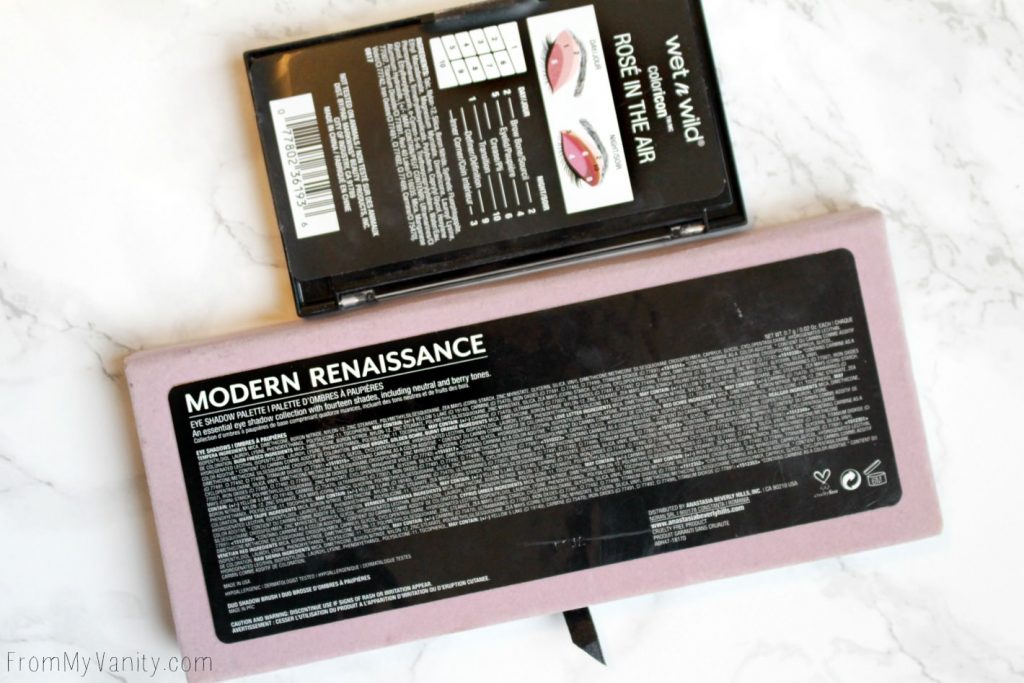 Dupe or Dud | ABH Modern Renaissance vs Wet n Wild Rosé in the Air Palette | Ingredient Lists
