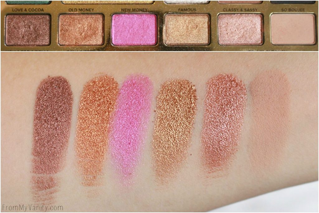 Too Faced Chocolate Gold Palette | Review & LIVE Eye Swatches | Row 2 Swatches