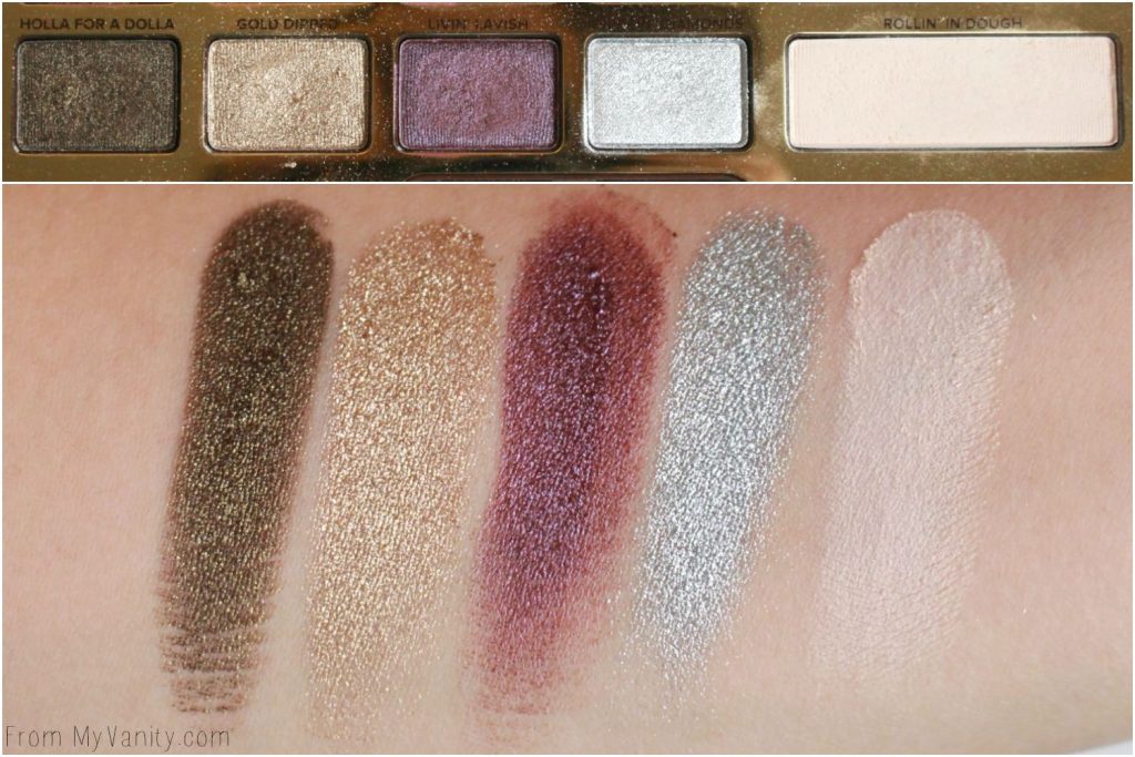 Too Faced Chocolate Gold Palette | Review & LIVE Eye Swatches | Row 3 Swatches