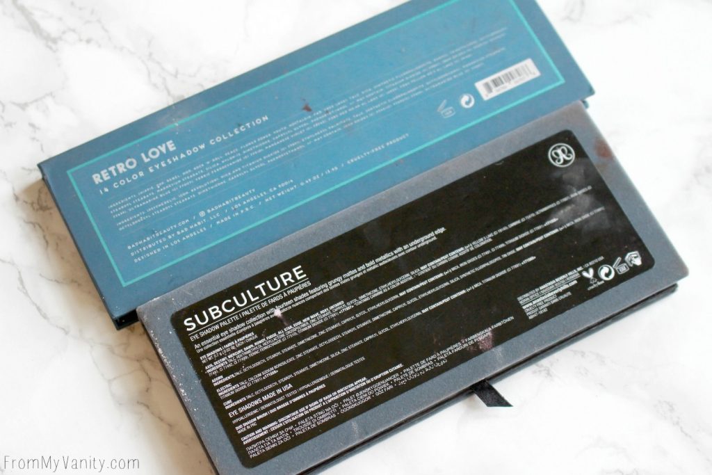 Dupe or Dud | ABH Subculture Palette vs Bad Habit Retro Love Palette | Eye Look Comparison! | Backsides