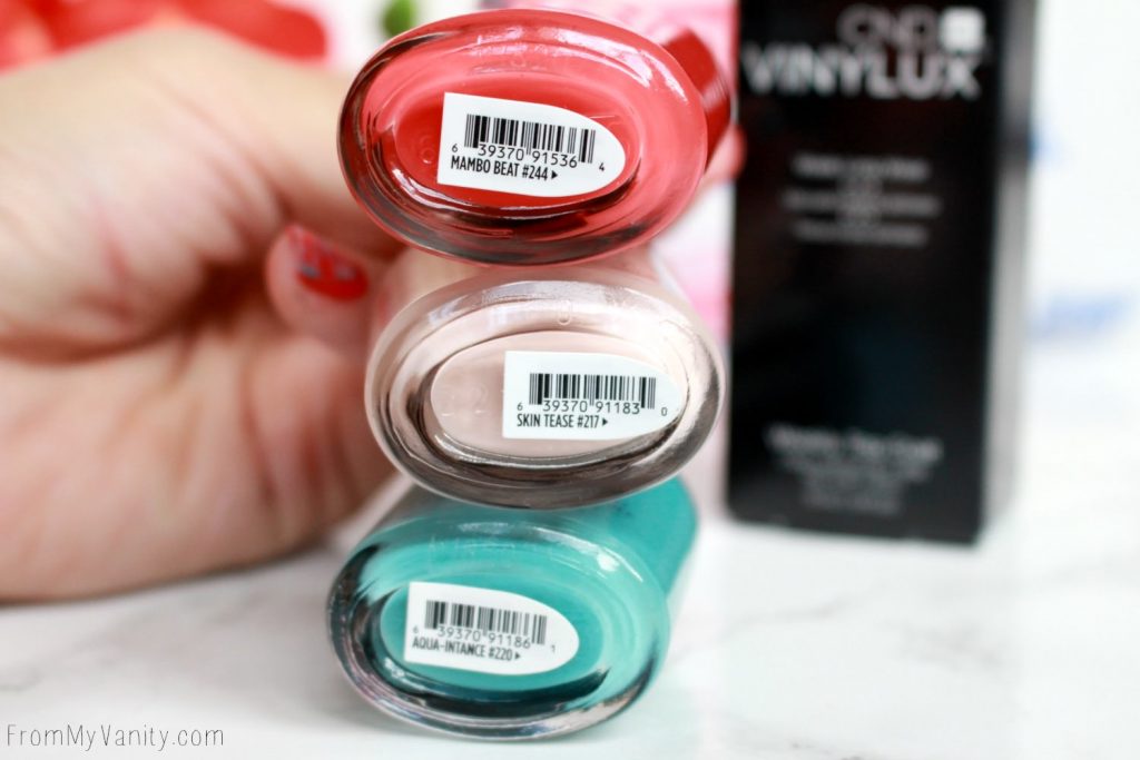 Easy Summer Nail Art with CND VINYLUX | Tutorial | Nail Polish Names